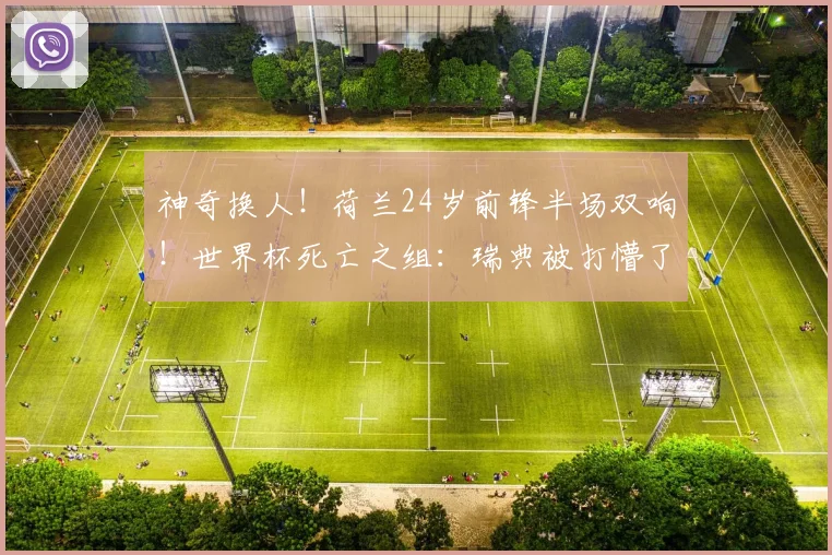 神奇换人!荷兰24岁前锋半场双响!世界杯死亡之组:瑞典被打懵了